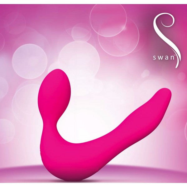 New The Eternal Swan Rechargeable Vibrating Strapless
