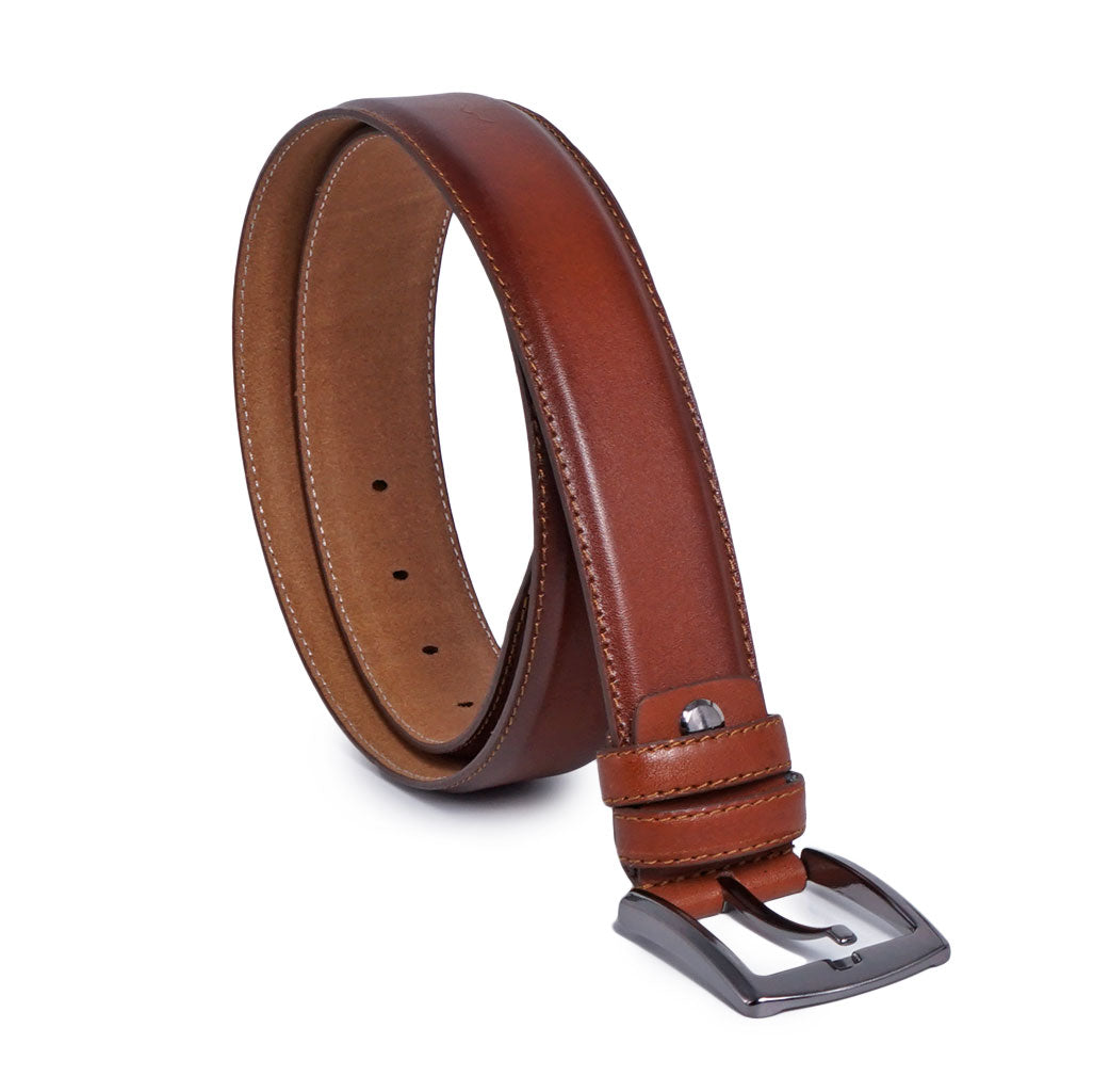 Bogart Man Smooth Frame Matching Leather Belt
