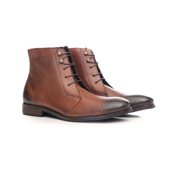 Plain Leather Boots - Bogart Man