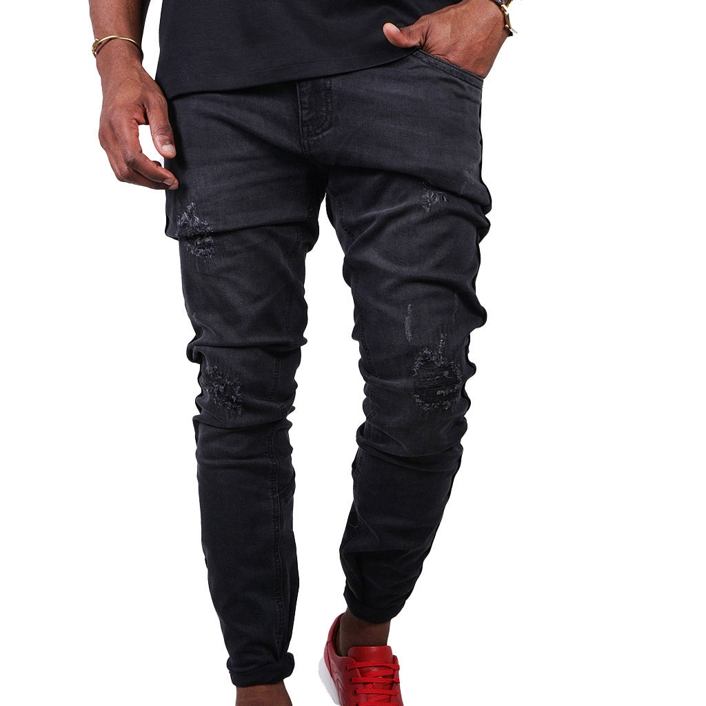 Bogart Man Art Collection Slim-Fit Jet Black Jeans - Bogart Man