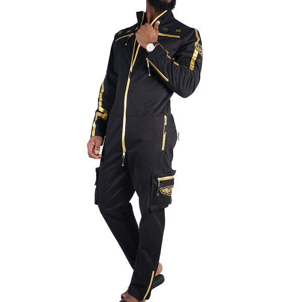 Bogart Man Gold Collection Modern Zip-Up Jumpsuit