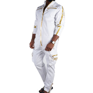 Bogart Man Gold Collection Modern Zip-Up Jumpsuit