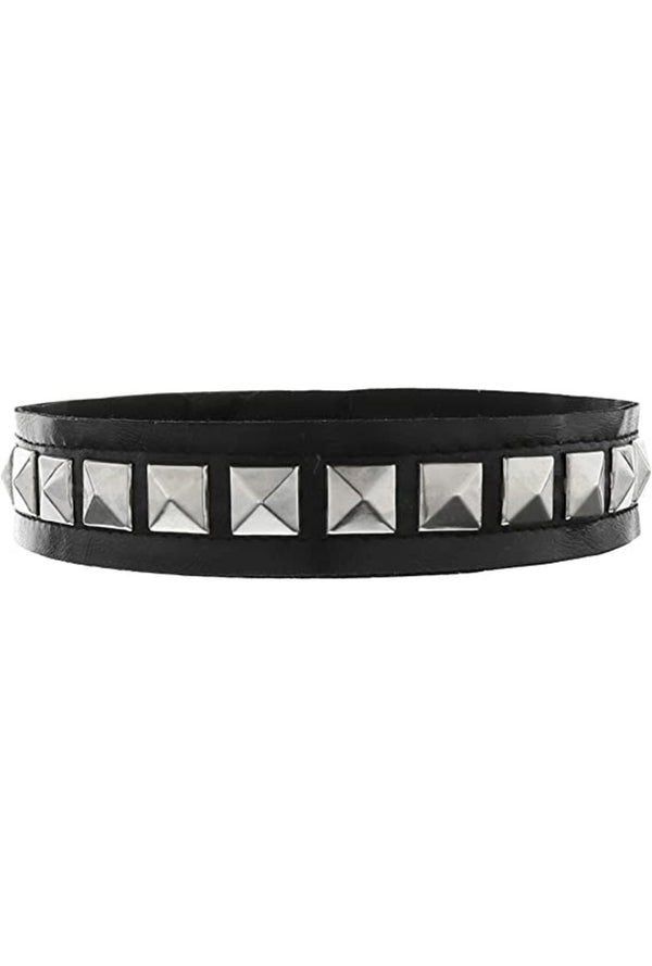 Black and Silver Stud Punk Choker