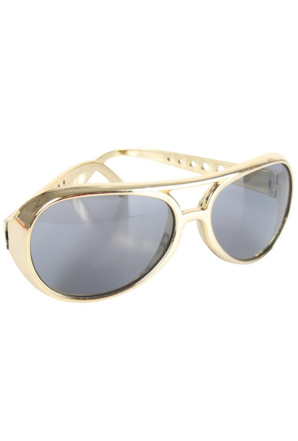 Gold Elvis Presley Glasses