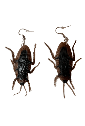 Cockroach Earrings