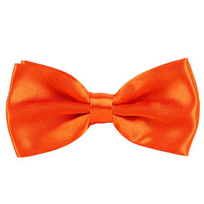 Orange Satin Pre-Tied Bow Tie Perth | Hurly Burly - Hurly-Burly