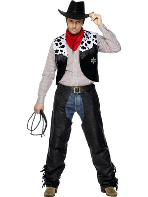 Cowboy Faux Leather Costume Set