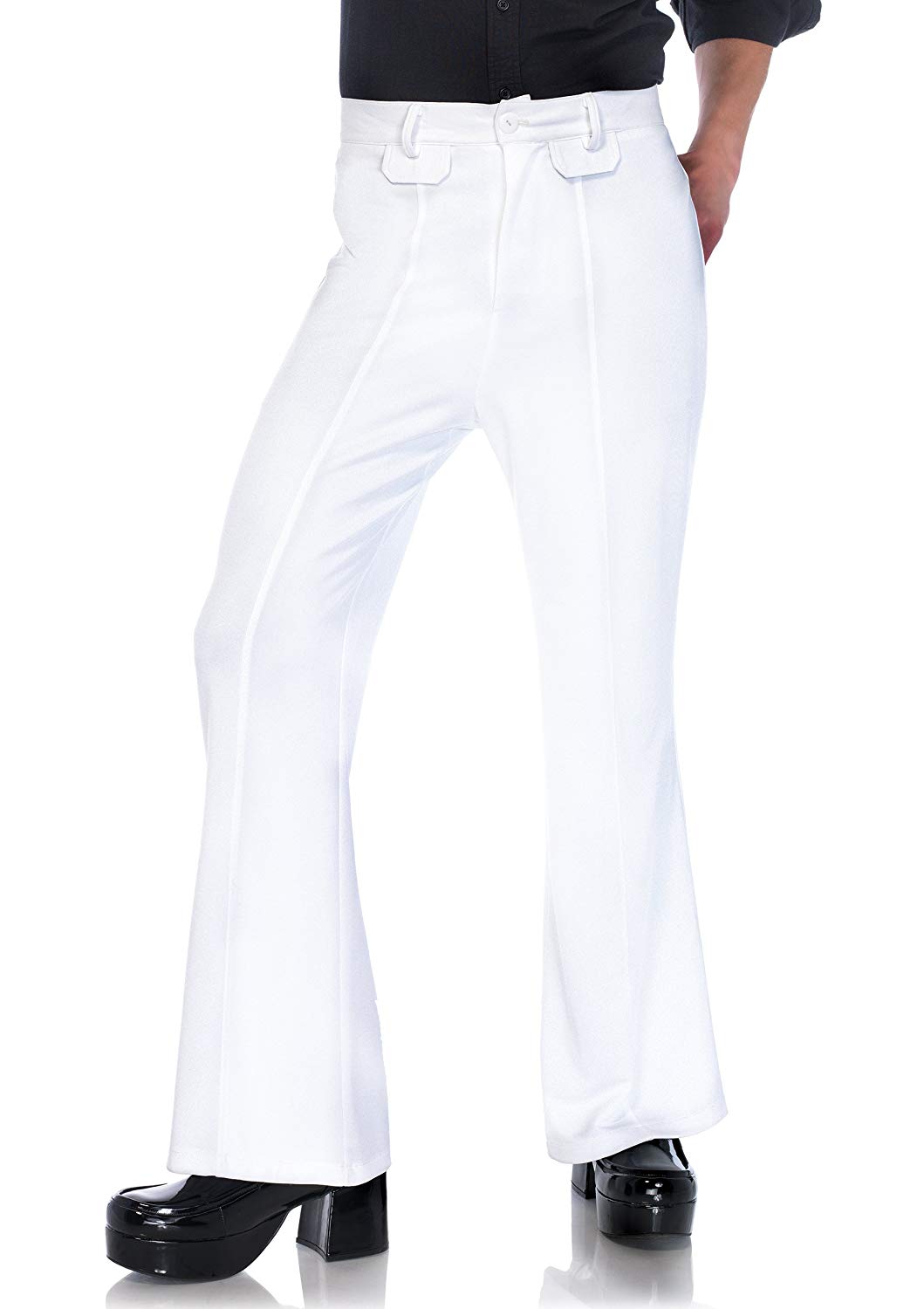 Men's Bell Bottom Pants White Perth 