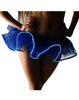 Blue Light Up Mini Tutu