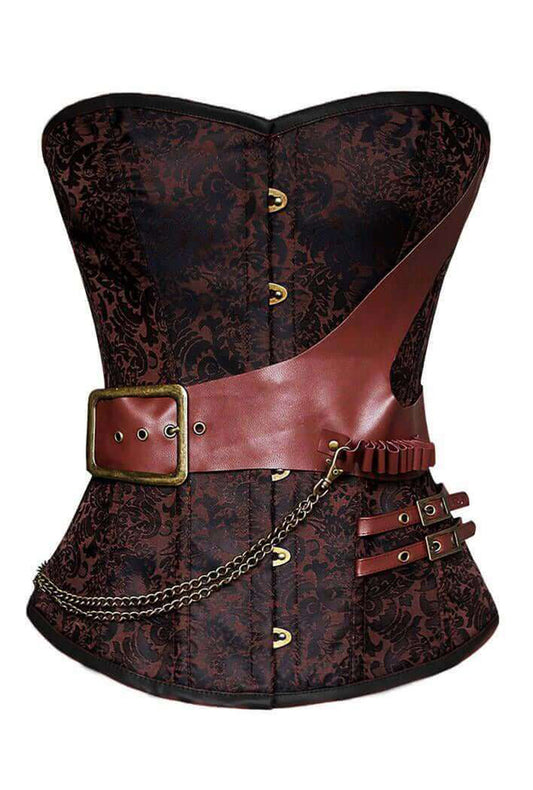 Black Pirate Steampunk Corset Vest Perth