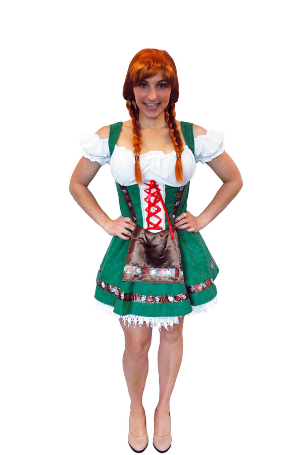 Green Alpine Girl Oktoberfest Costume Perth | Hurly Burly - Hurly Burly