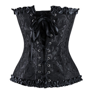 Classic Black Busk Closure Corset