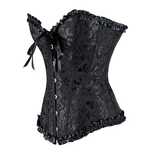 Classic Black Busk Closure Corset