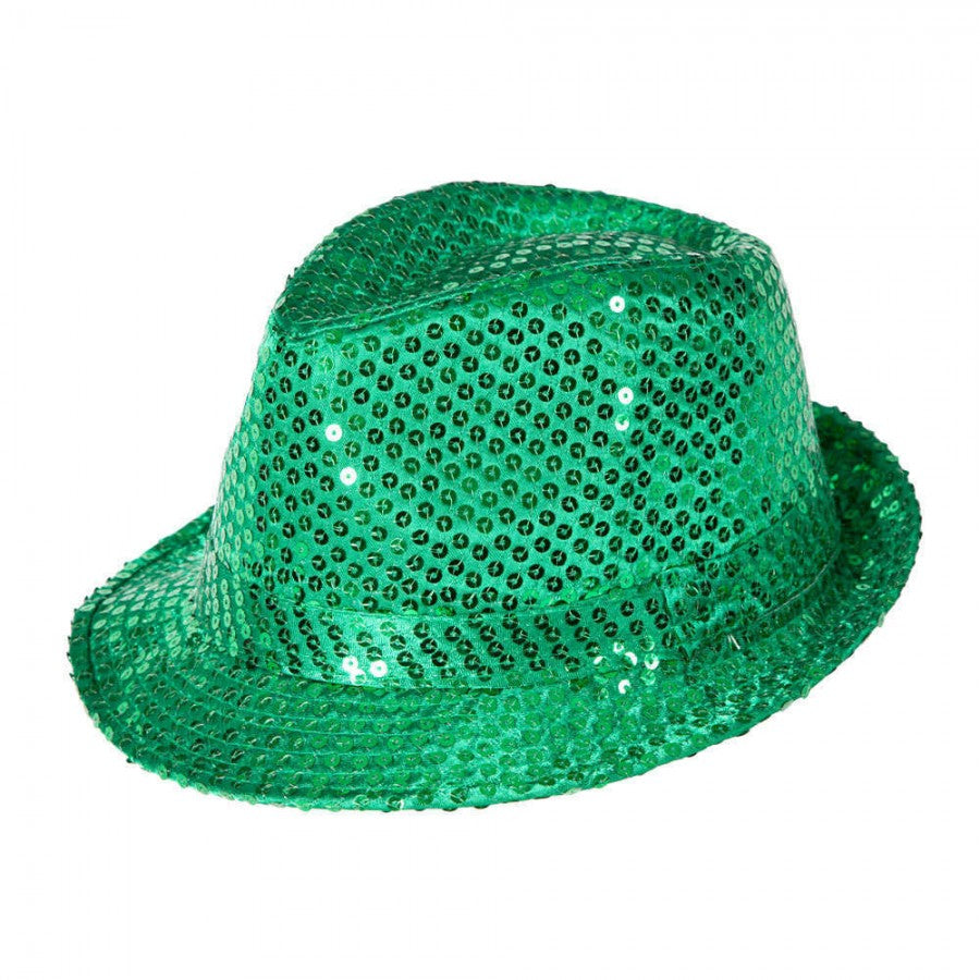 Green Sequined Fedora Perth | Hurly Burly - Hurly-Burly