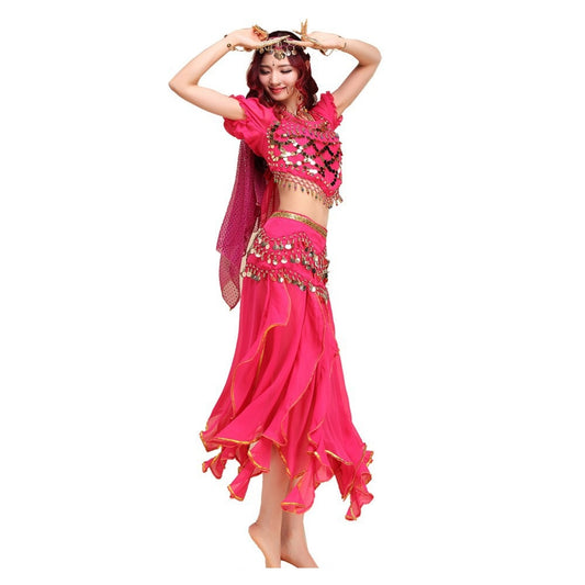 Light Pink Belly Dancing Costume with Pants – Hurly-Burly