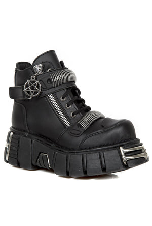 PRE-ORDER M.1065-V1 New Rock Vegan Platform Boots