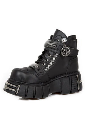 PRE-ORDER M.1065-V1 New Rock Vegan Platform Boots