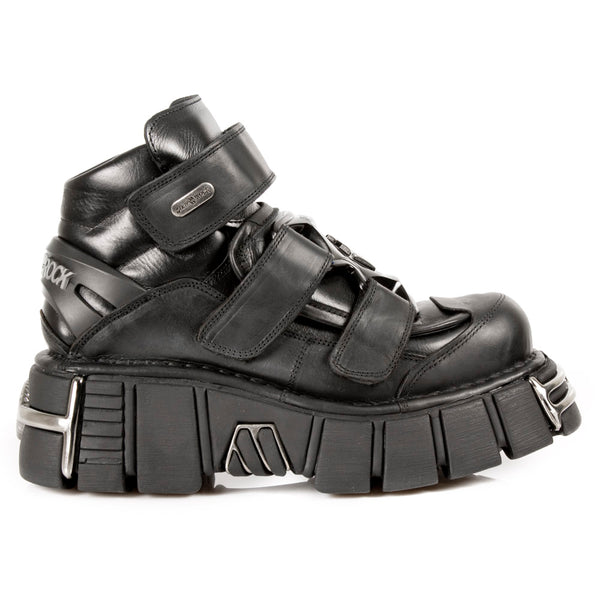 PRE-ORDER M.285-S1 New Rock Platform Leather Shoes