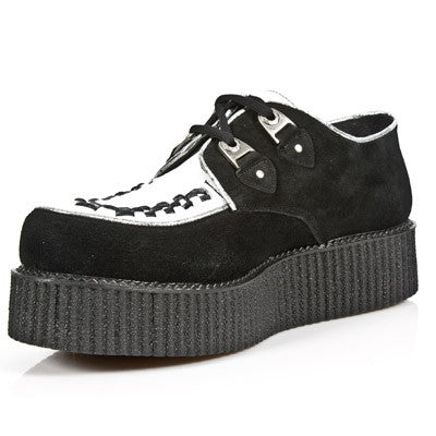 IN STOCK M.2415-R20 New Rock Black & White Creepers