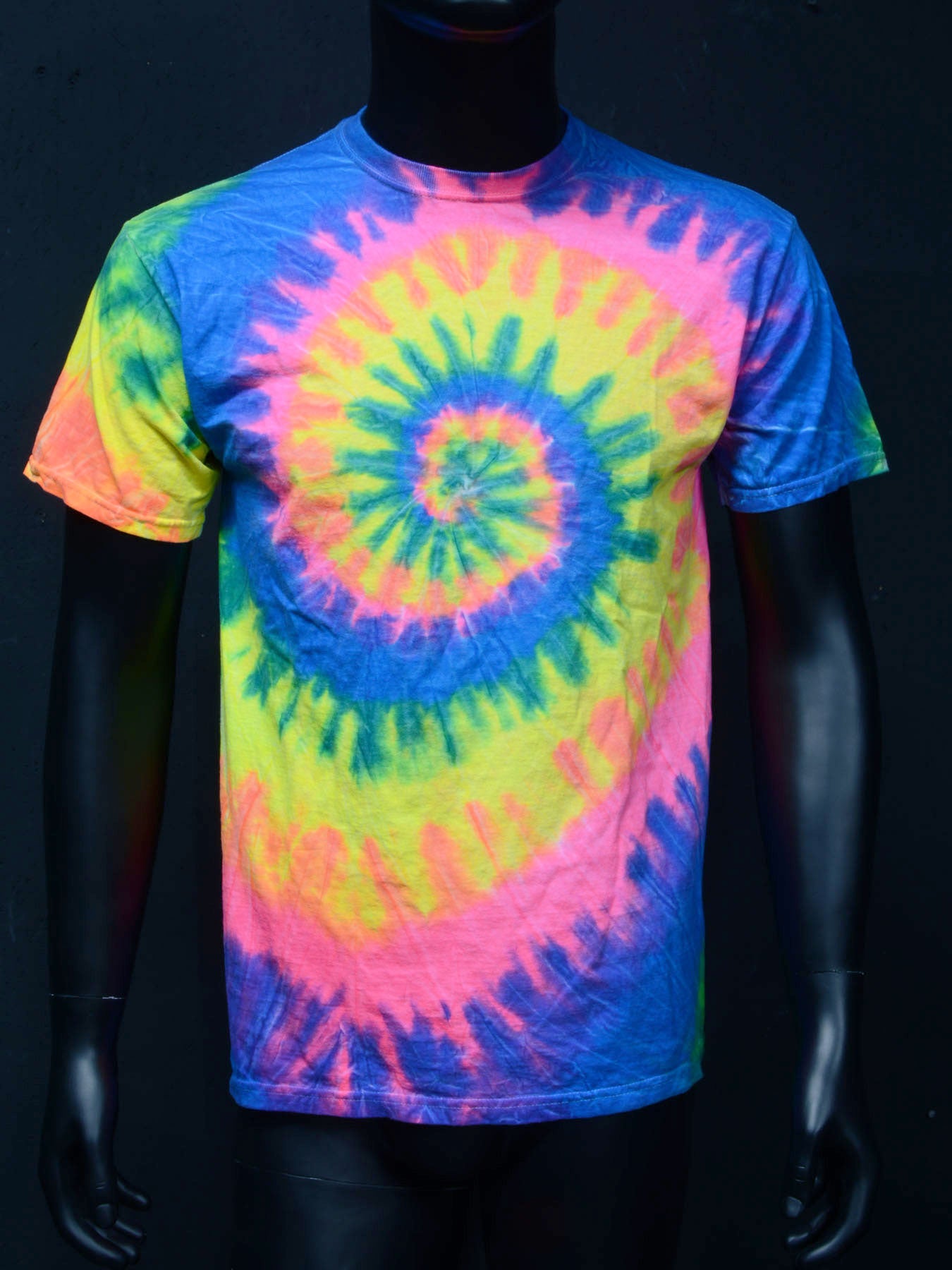 Neon UV Glow Tyedye T-Shirts Perth | Hurly Burly - Hurly-Burly