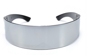 Space Silver Cyclops Glasses