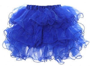 Scalloped Blue Tutu