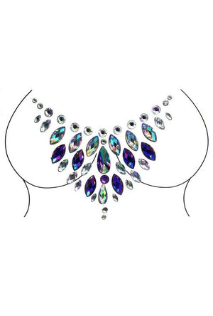 Iridescent Purple Body Jewel Sticker