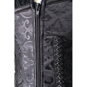 Gothic Black Overbust Corset