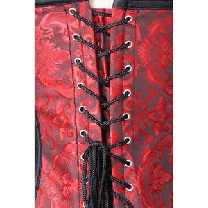 Gothic Red Overbust Corset