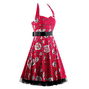 Day of the Dead Print Dress