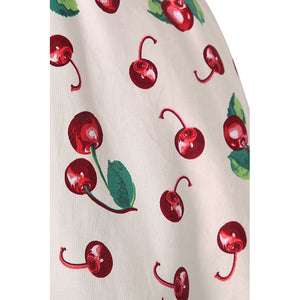 Spaghetti Strap Cherry Dress