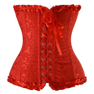 Red Classic Overbust Corset