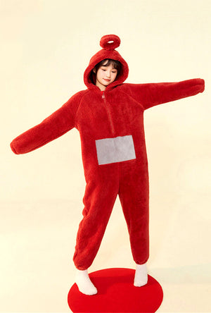 Red Teletubbies Po Onesie