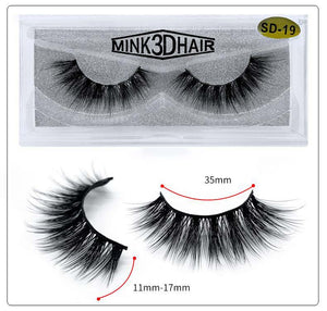 Mink False Eyelashes #19