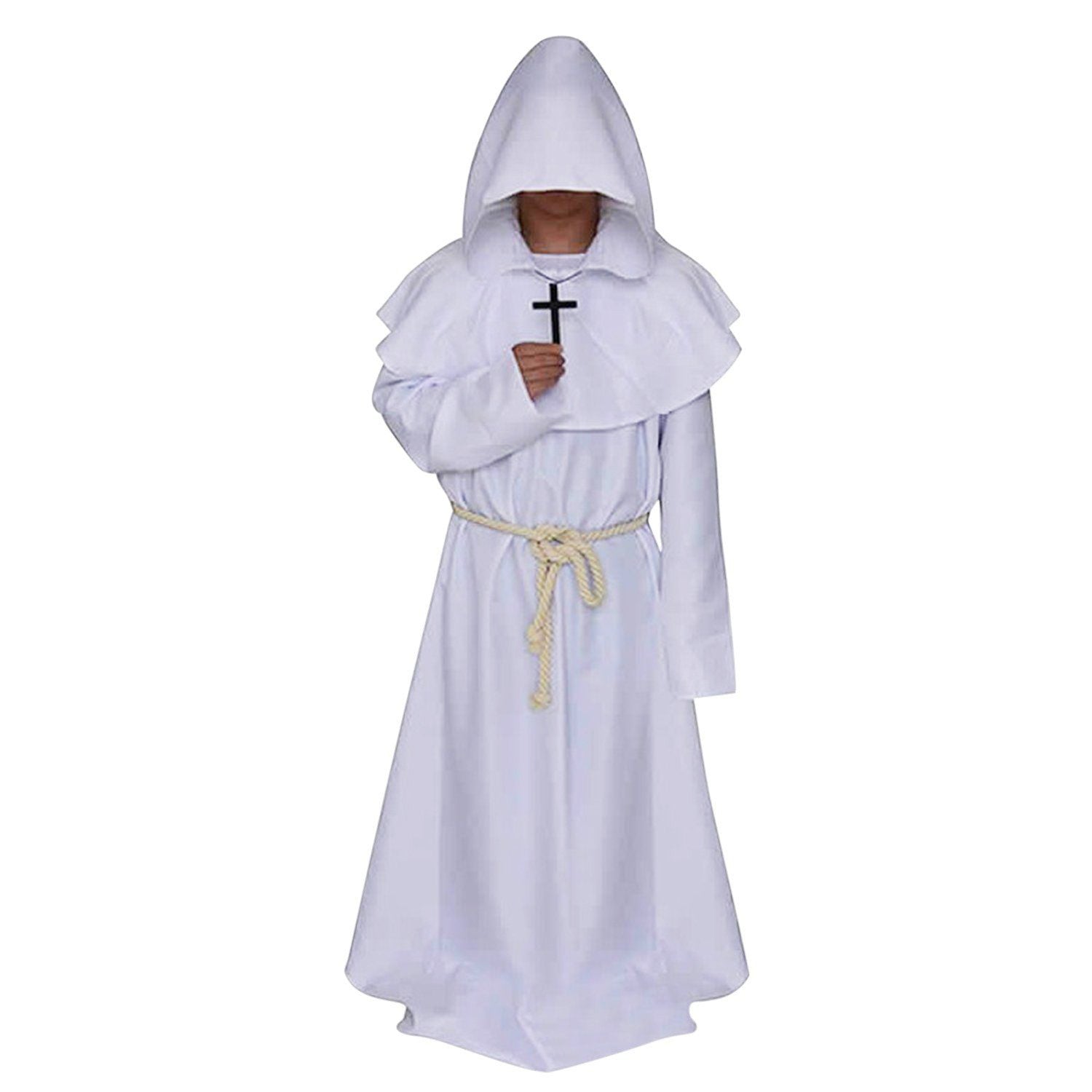 White Religious Hooded Robe Perth | Hurly Burly - Hurly-Burly