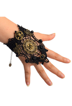 Black Spider Wrist & Hand Decoration