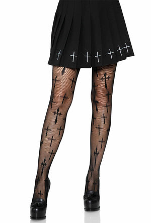 Worship Me Fishnet Tights