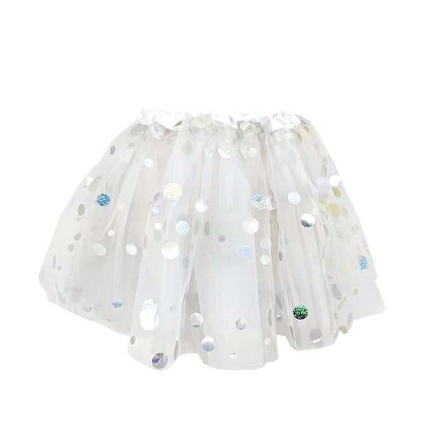 White Spotted Tulle Tutu