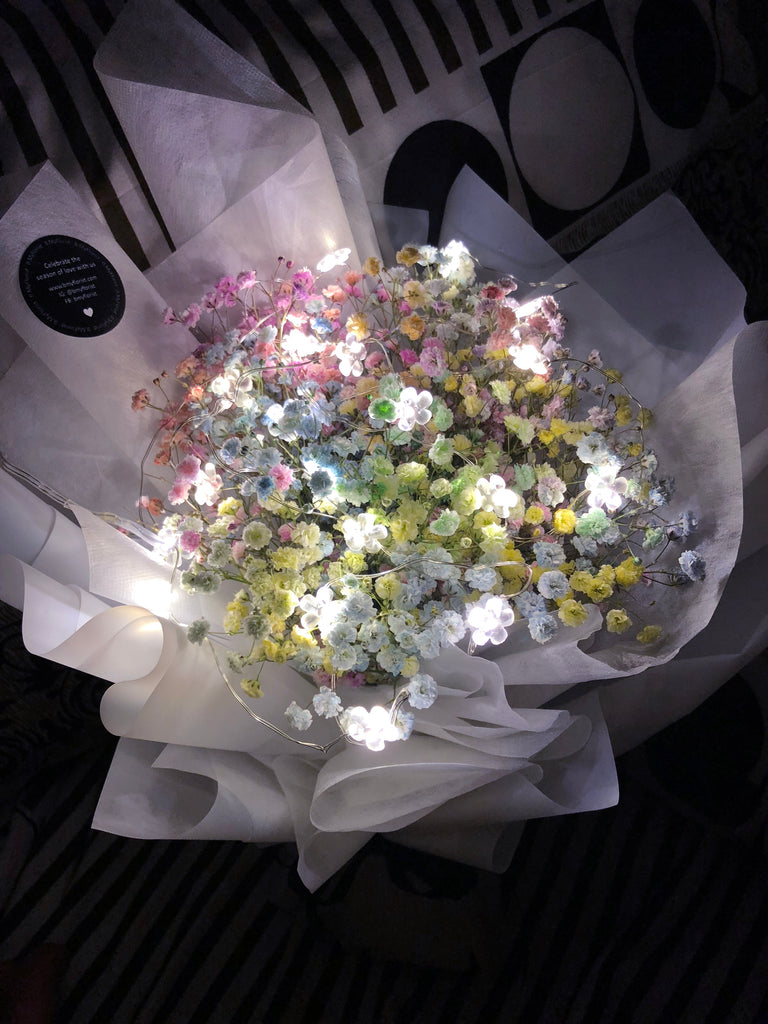 Rainbow Baby's Breath – B.MyFlorist