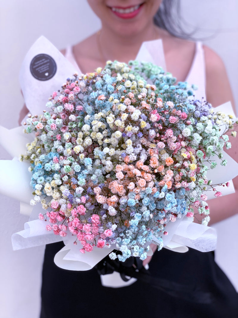 rainbow baby flowers