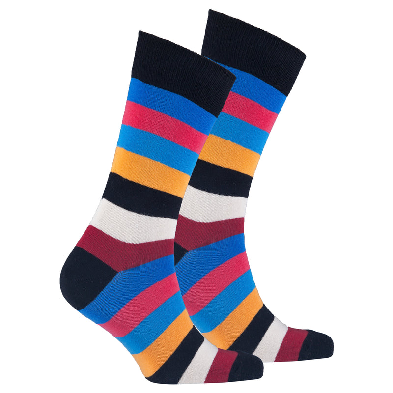 Men's Pastel Stripe Socks - Socks n Socks