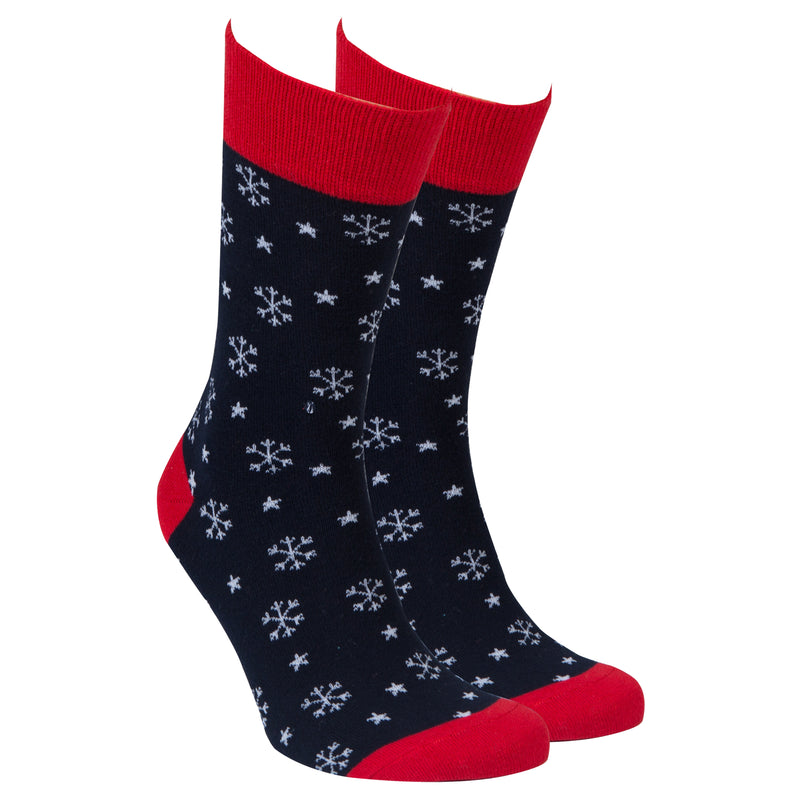 Men's Snow Flake Socks - Socks n Socks