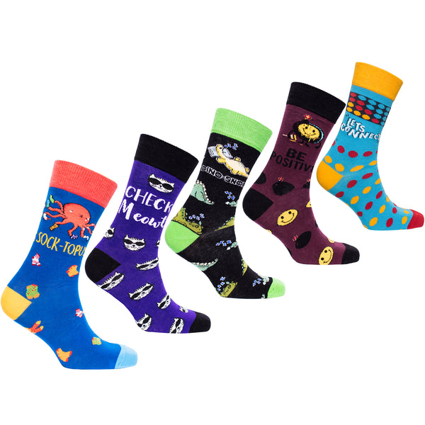 Men 5-Pack Gift Box Socks - Socks n Socks