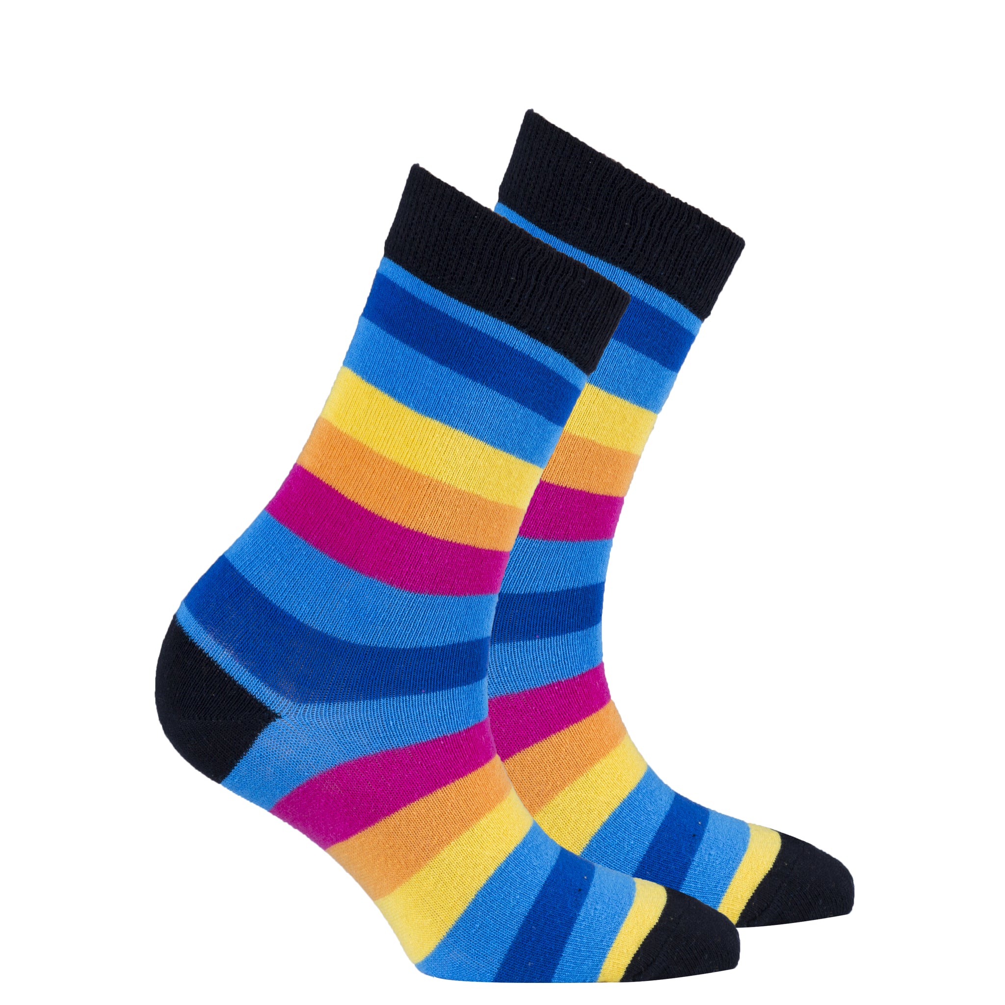Women's Rainbow Stripe Socks - Socks n Socks