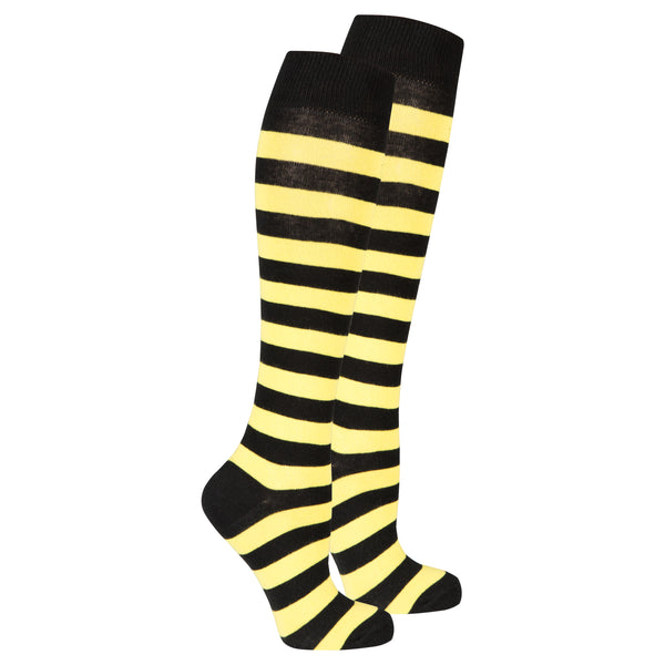 Women's Bumblebee Stripe Knee High Socks - Socks n Socks