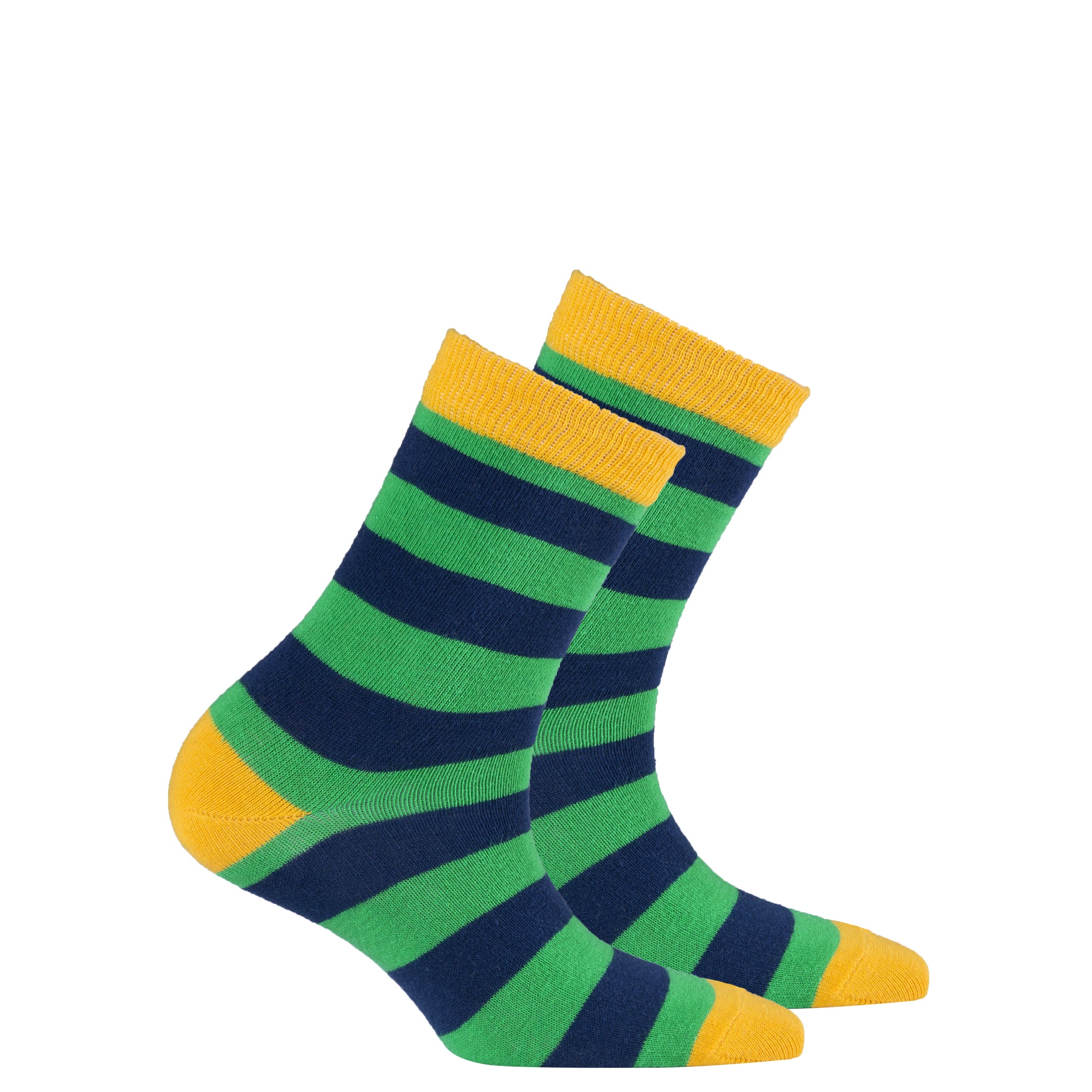 Kids Carrot Leaf Stripe Socks - Socks n Socks