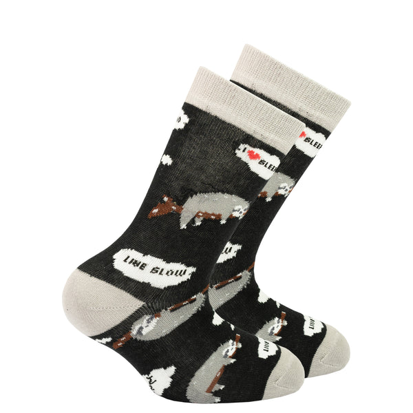 Kids Lazy Sloth Socks - Socks n Socks