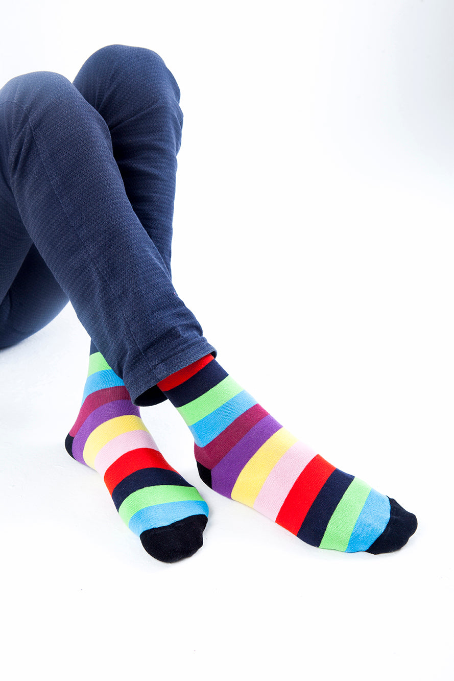 Men's Urban Stripe Socks - Socks n Socks