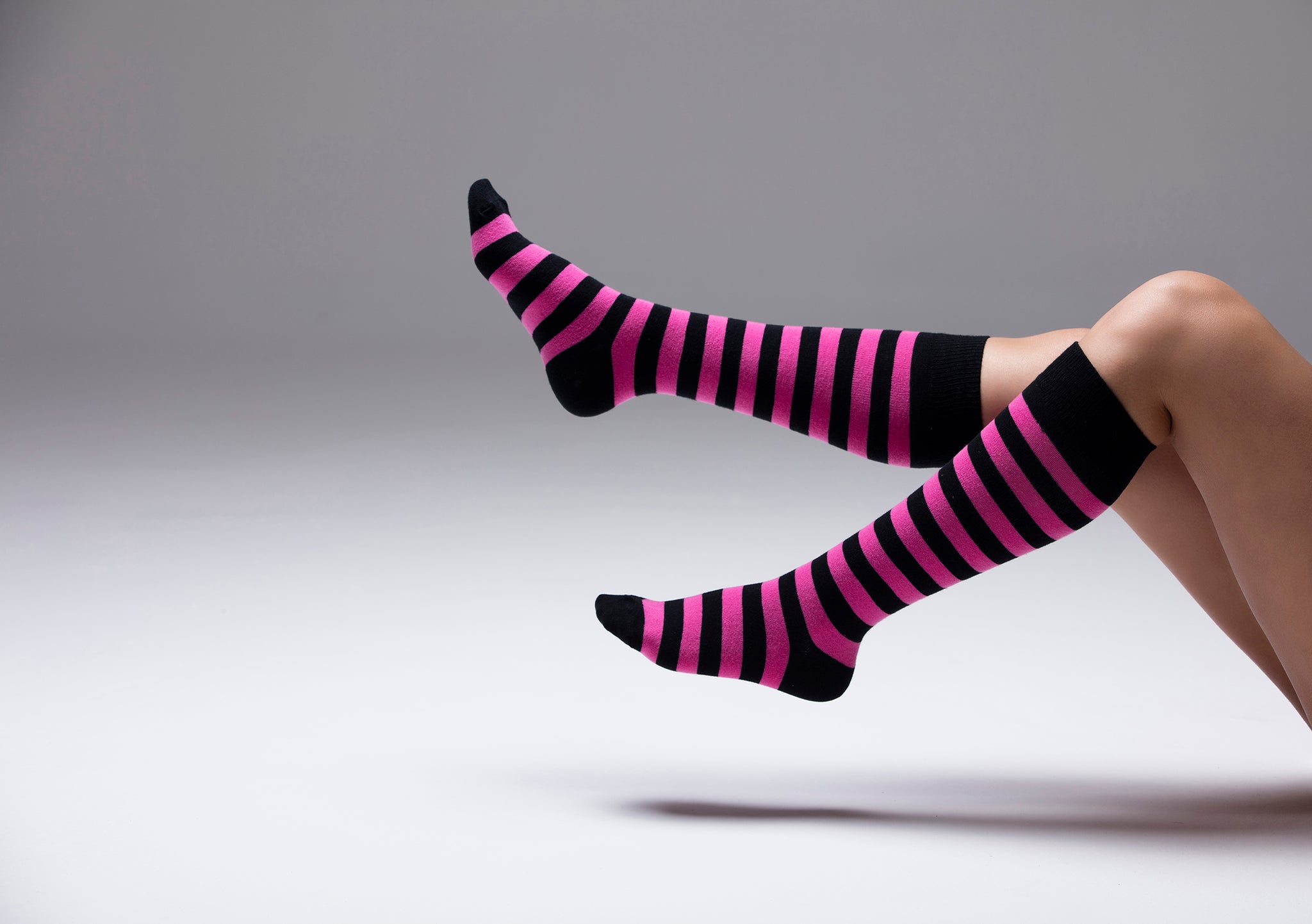 Womens Stylish Stripe Knee High Socks Set Socks N Socks 