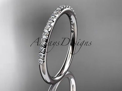 14k white gold diamond unique wedding, engagement ring, wedding 